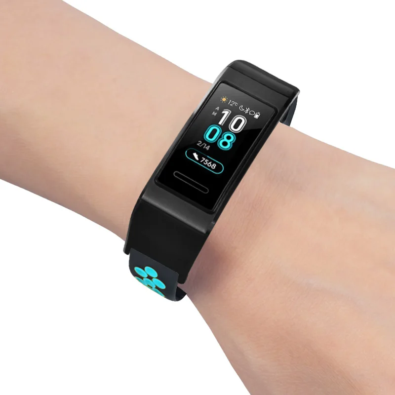 Силиконовый ремешок для часов Centechia HUAWEI Band 3/3 Pro HSJ-19 | Электроника