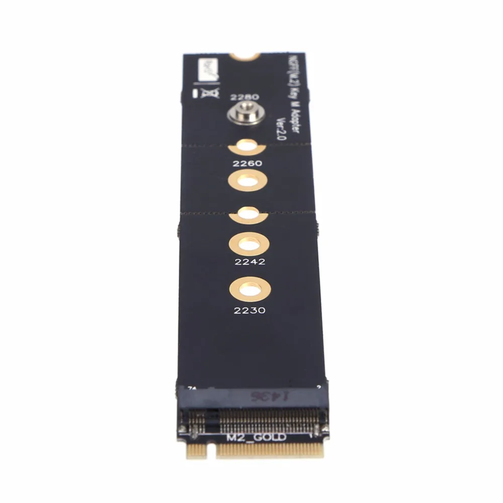Гибкий PCI-E PCIE PCI Express к M.2 NGFF M Key удлинитель адаптер Riser плата расширения конвертер с M2 винты