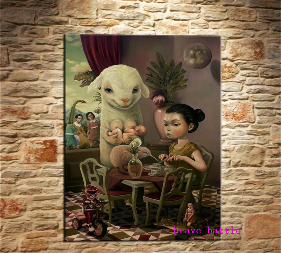 Mark Ryden детский необычный холст для живописи Тёмный мир гостиная спальня домашний