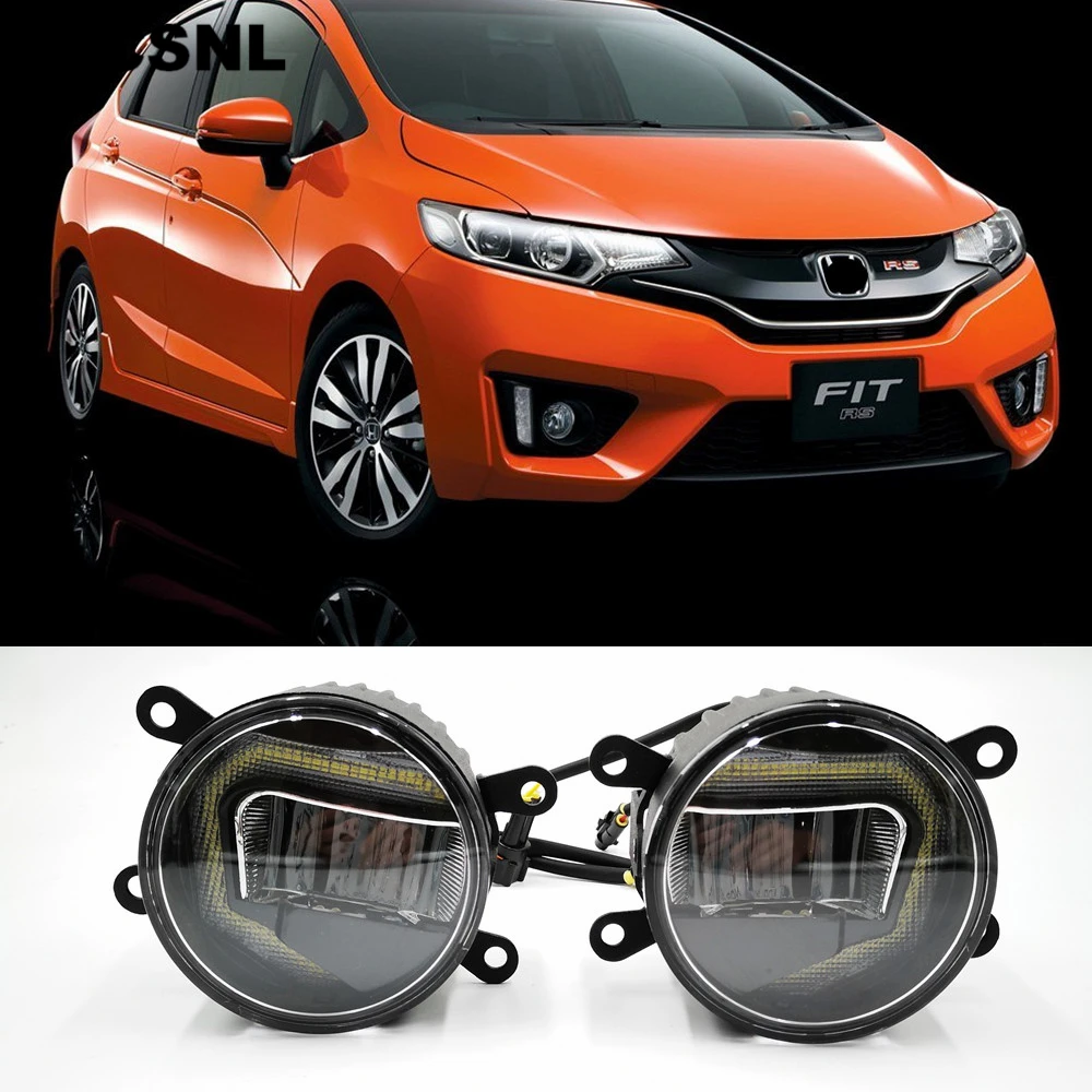 3 в 1 функции светодиодный задний фонарь для Honda Jazz Fit 2014 2015 2016 2017 DRL Дневной