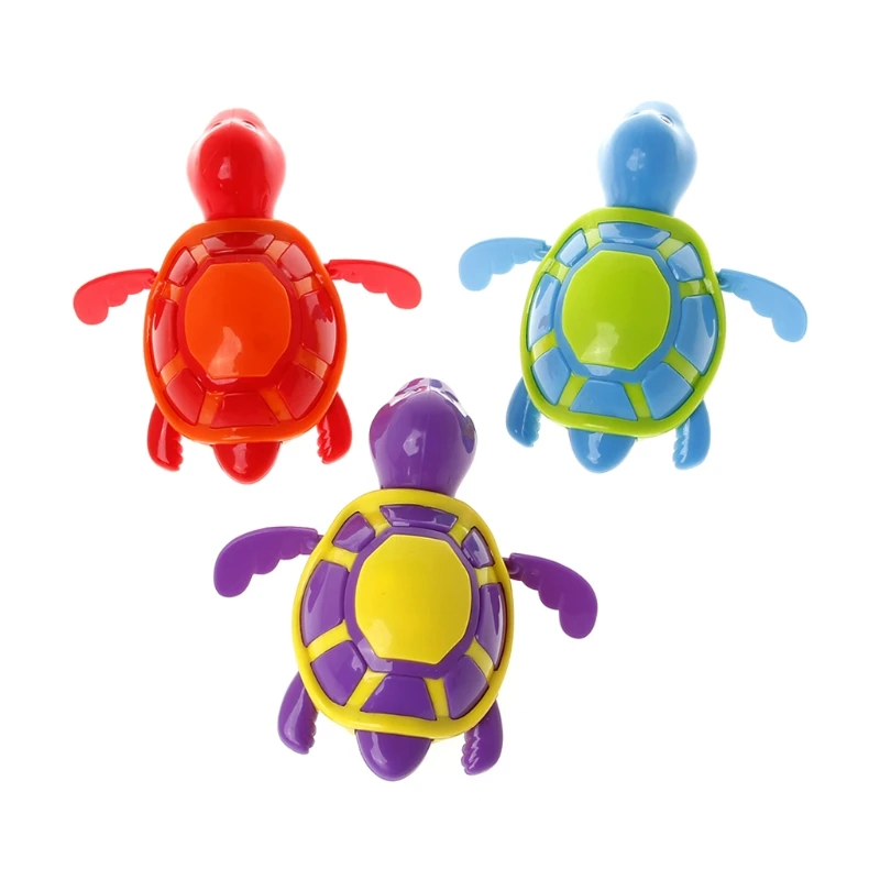 Cartoon Swimming Turtle Tortoise Pool Toys for Baby Children Kids Bath Bathtub Time Infant Clockwork Turtle Education Toy