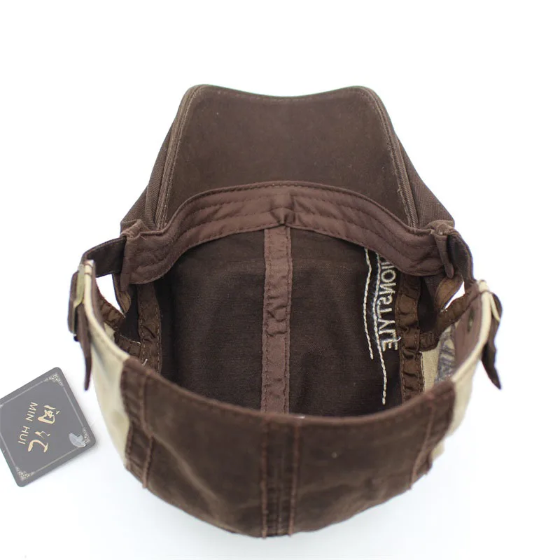 Minhui Fashion Берет шляпы из хлопка для мужчин и женщин козырьки Sunhat Gorras Planas плоские
