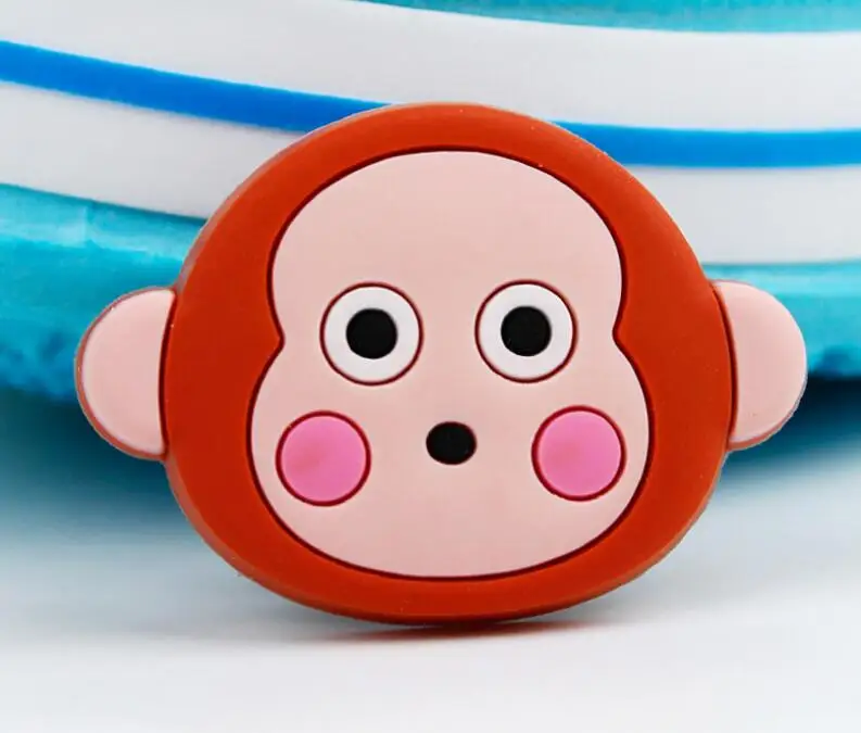 monkey Модная обувь с рисунками животных, аксессуары с пряжками, обувь, украшения, одна пара - Цвет: monkey