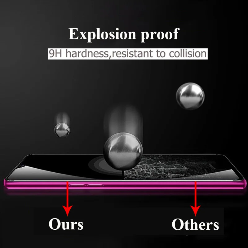 Закаленное стекло для Huawei Y7 2019 ультратонкая ударопрочная Защитная пленка экрана