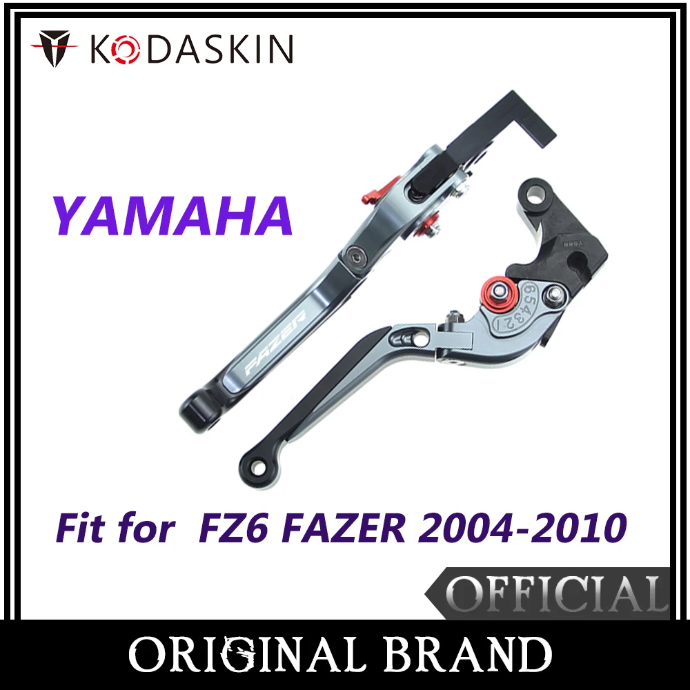 

KODASKIN Folding Extendable Brake Clutch Levers for YAMAHA FZ6 FAZER 2004-2010