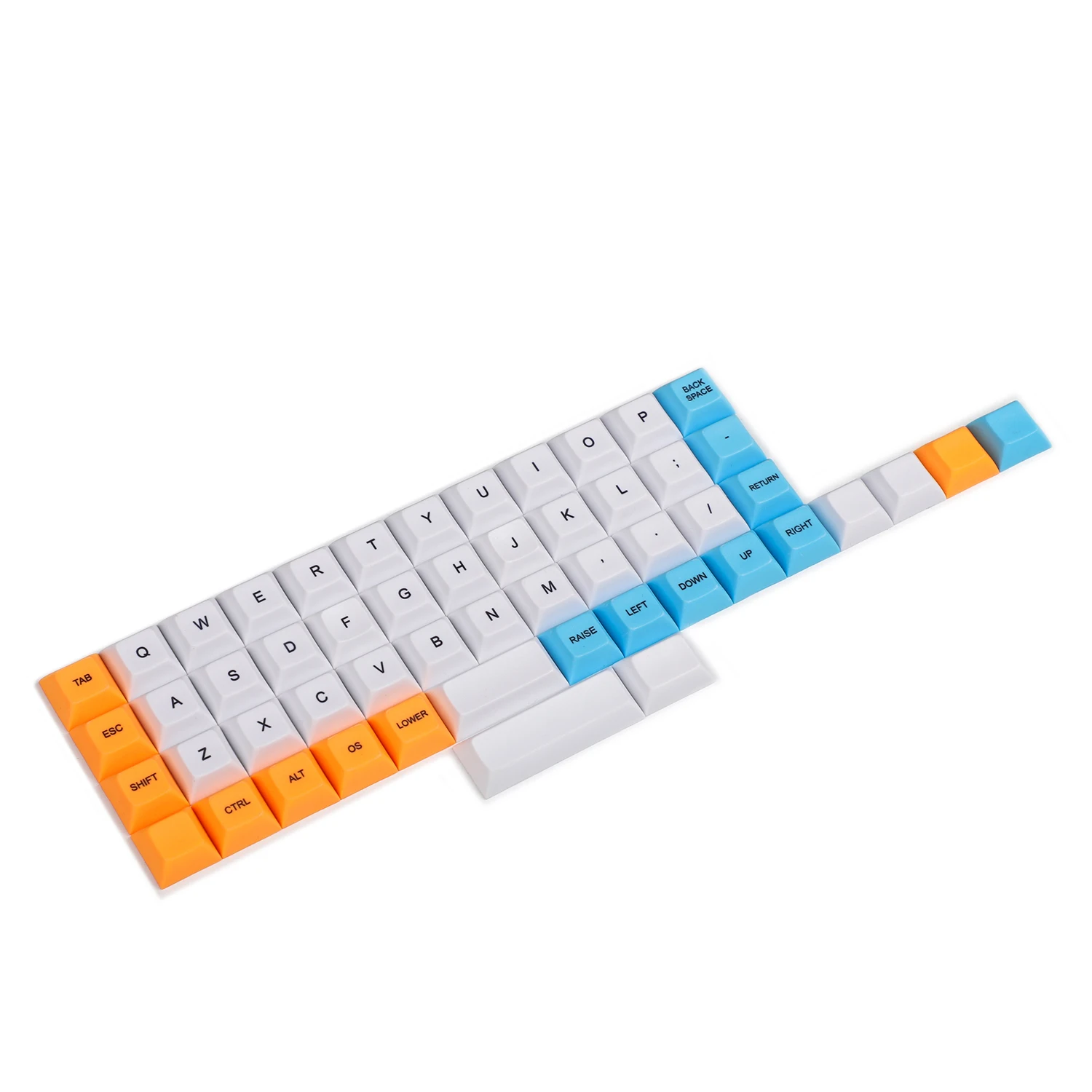 YMDK Dye Sub 1,4 мм PBT DSA Keycap для MX переключатели клавиатуры планка AMJ40 Niu40