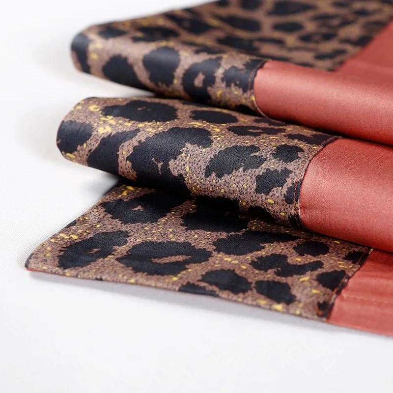 Комплект постельного белья CHAUSUB с леопардовым принтом комплект из 4 простыней