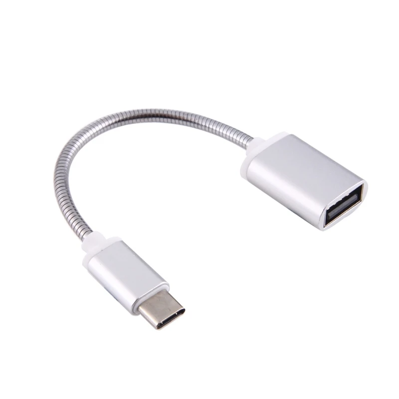Новый металлический кабель-Переходник USB C 3 1 Type папа-USB мама OTG для синхронизации