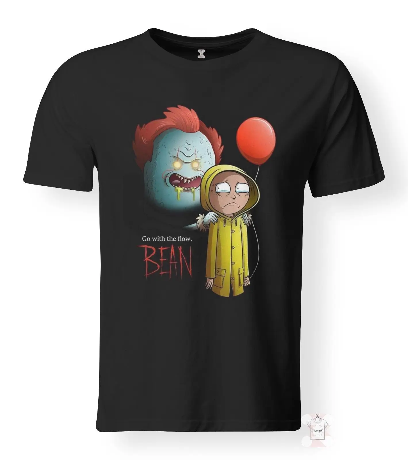 Забавная футболка с принтом Рик и Морти Стивен Кинг It Pennywise бесплатная доставка