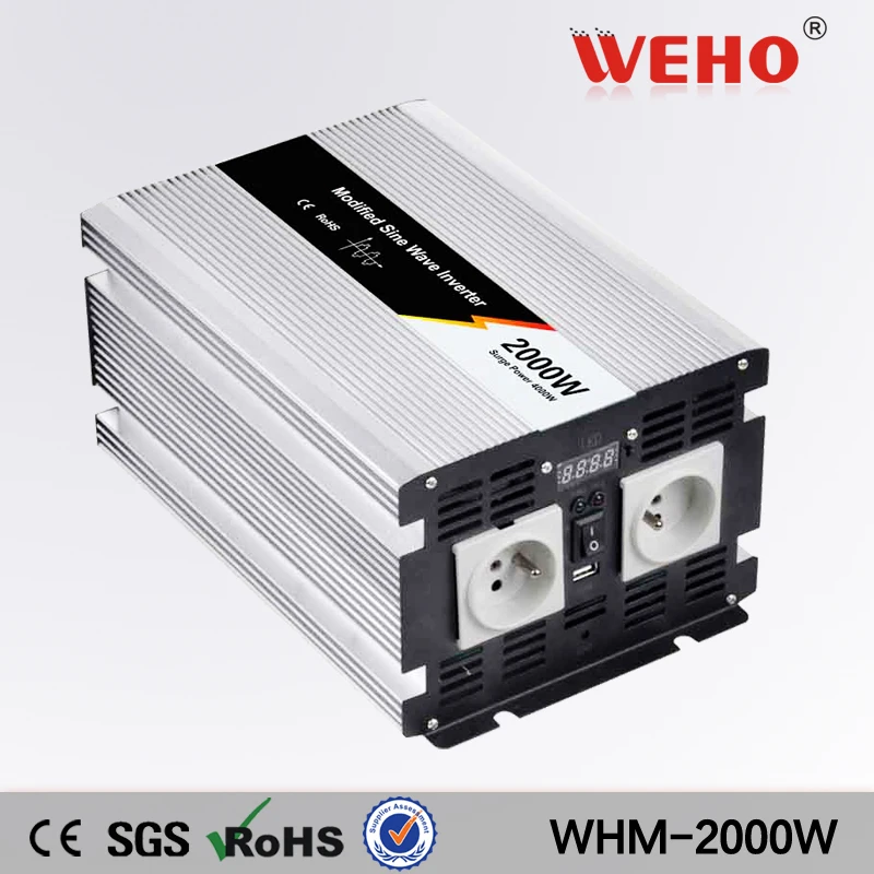 (WHM 2000 242)2000w off grid modified sine wave 24vdc вход 220vac выход|sine wave|off |