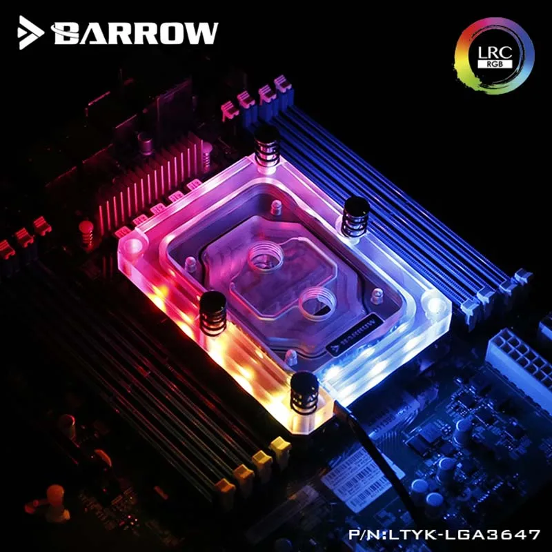 Barrow LTYK LGA3647 серверный блок для охлаждения воды|Кулеры и системы компьютера| |