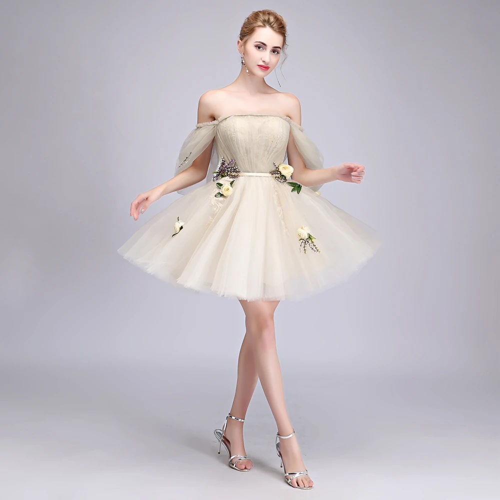 SSYFashion/Новинка милое короткое коктейльное мини-платье с вырезом лодочкой и