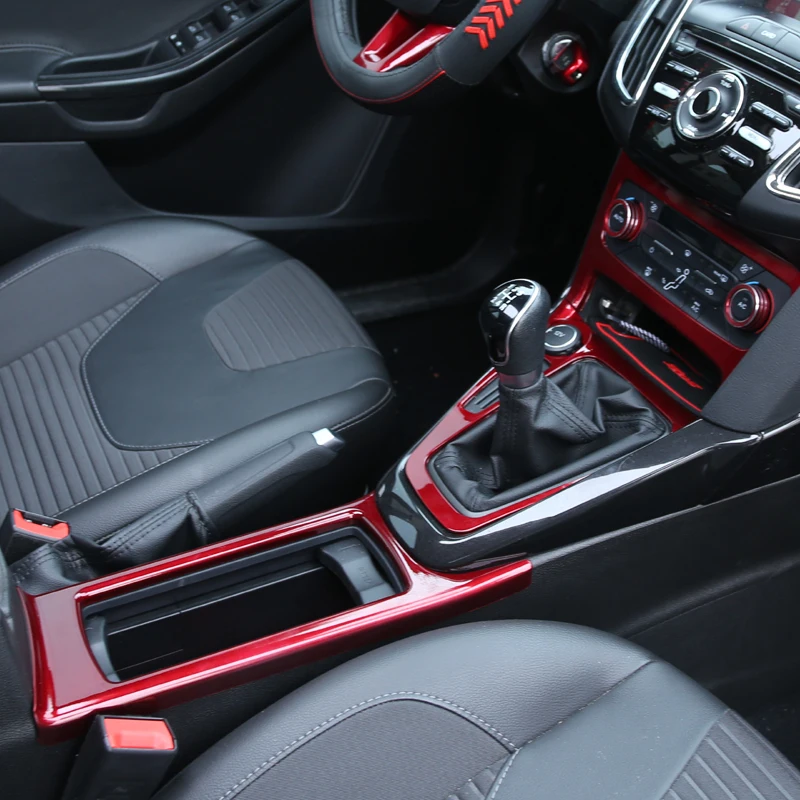 3 шт./компл. ABS Red Gear panel canholder cup holder специальный модифицированный декоративный