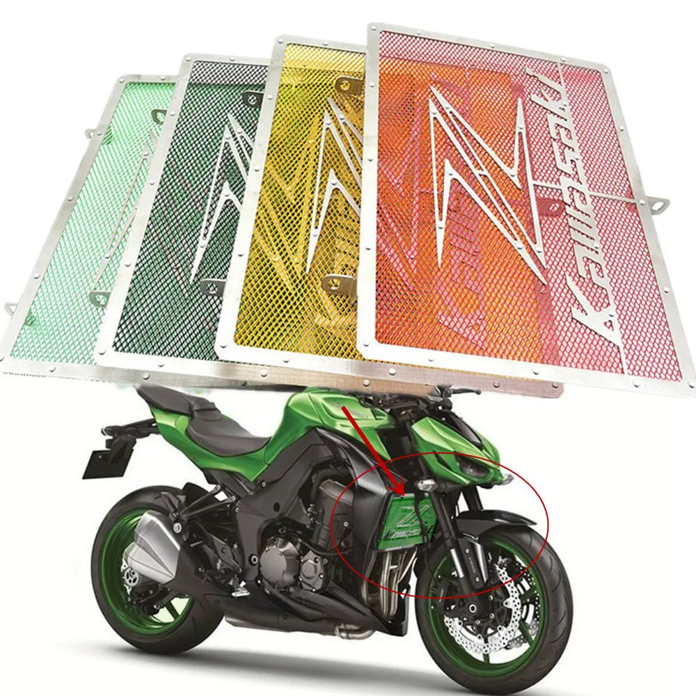 Мотоцикл Z1000 Z1000SX решетка радиатора крышка защита для Kawasaki Z 1000SX 1000 Z750 Z800 ZR800 |