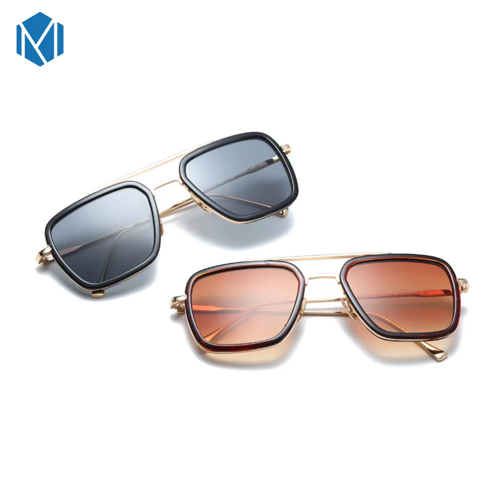 MISM Men Sunglasses Fashion Avengers Tony Stark Flight 006 Style Brand Design Sun Glasses Oculos de sol | Аксессуары для одежды