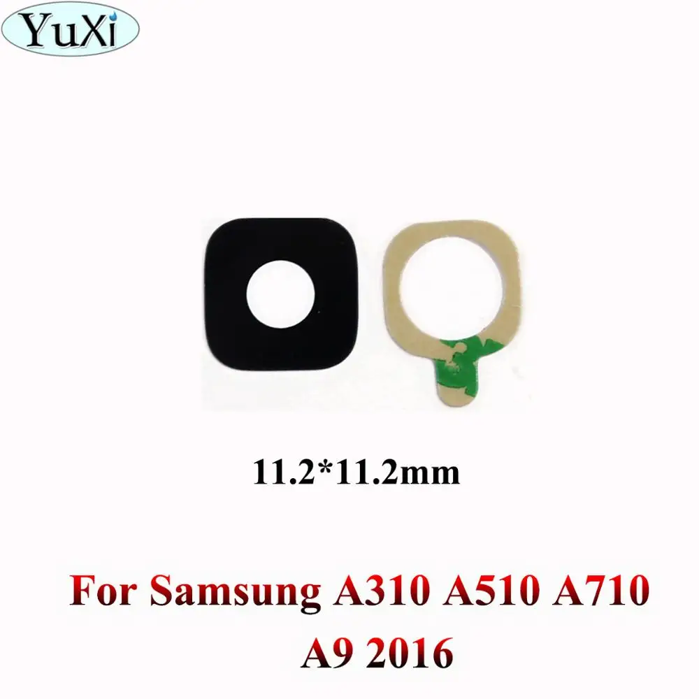 A310 A510 A710 2016 Юйси для samsung Galaxy A3 A5 A7 A310 A6 A8 плюс A8 A9 звезда C5 C7 C9 Pro Камера кольцо объектива Стекло+ Стикеры - Цвет: A310 A510 A710 2016