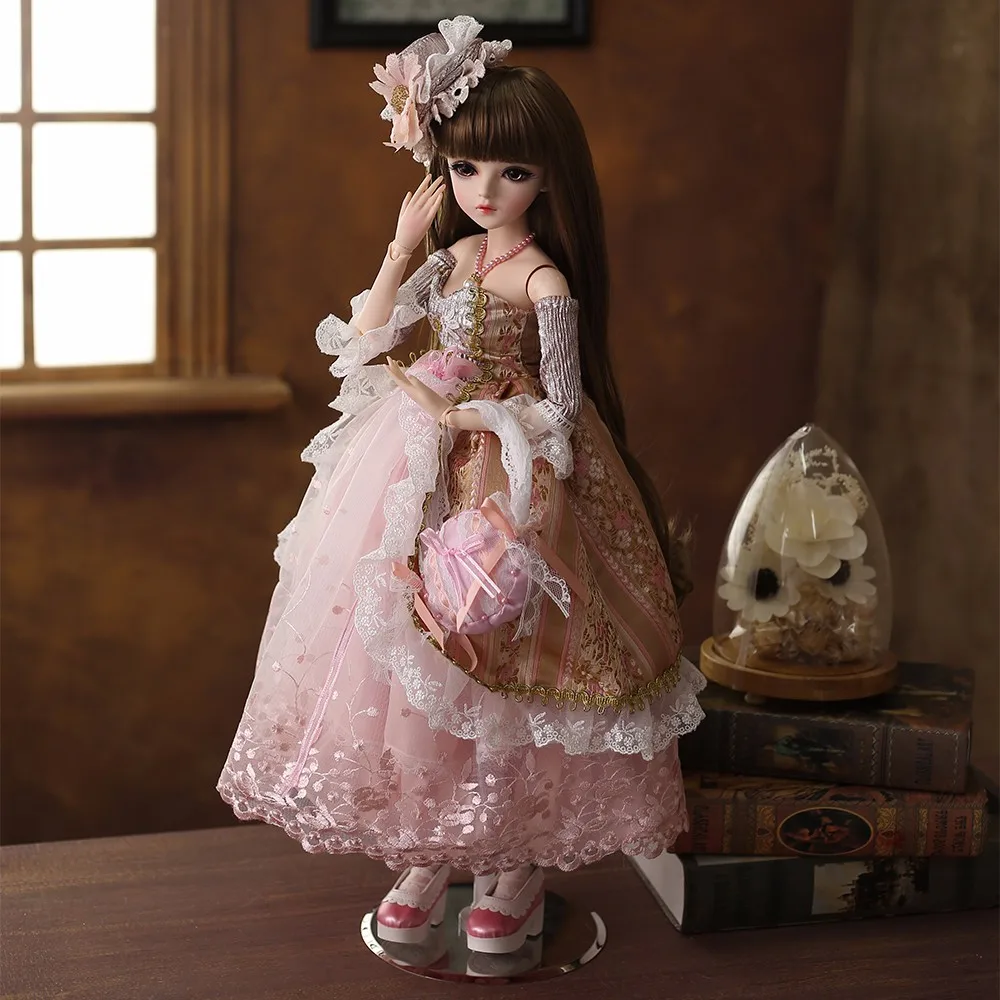 Avila 60cm BJD Baby Dolls With Clothes Wigs Shoes Makeup Handmade 1/3 Reborn Girl Doll Fashion Princess Babies Toys | Игрушки и хобби