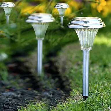 4 шт. лампа с солнечной батареей светодиодные фонари для сада энергии