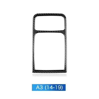 For Audi A3 14-19 Скорость полета для Audi A3 аксессуары 8 V 8 P Audi A3 Стикеры для Audi A3 углеродного волокна внутренняя отделка автомобилей Чтение легкая рама Стикеры s - Название цвета: For Audi A3 14-19