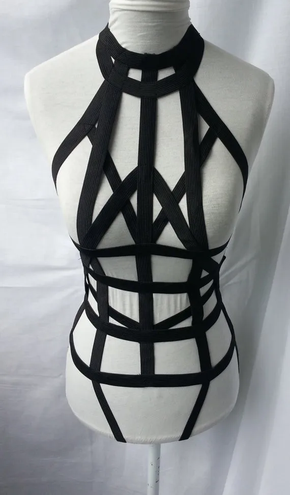 New Fashion Female Gothic Angel set soft elastic bust bra female bound angel |