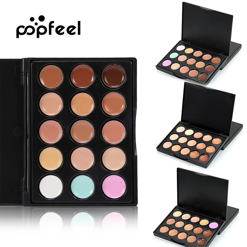Popfeel Mini 15 Цветовая Палетка для контурирования лица набор макияжа