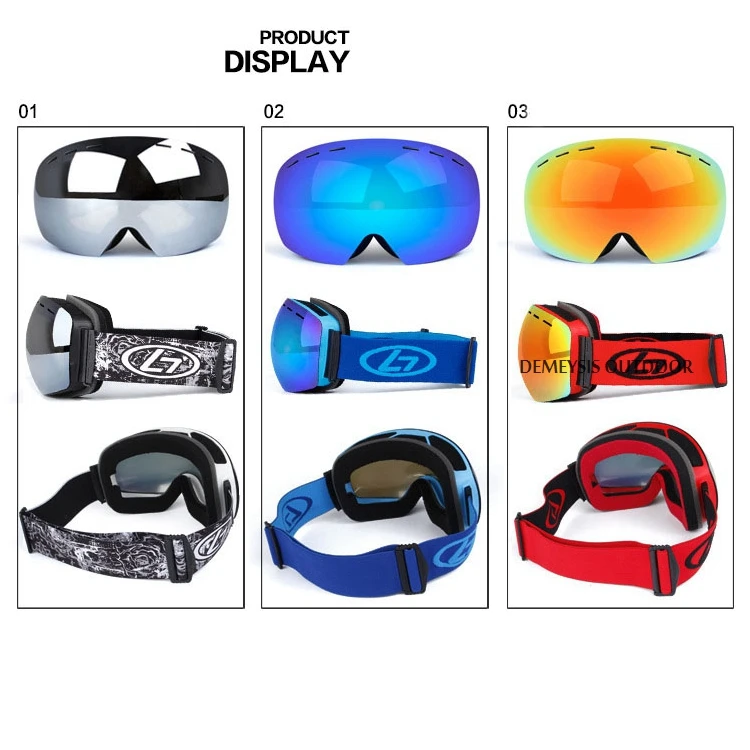 

Quality Winter Outdoor Sports Eyewear UV400 Protection Skiing Eyewear Skating Snowboard Skateboard Goggles Anti-fog Ski Glasses
