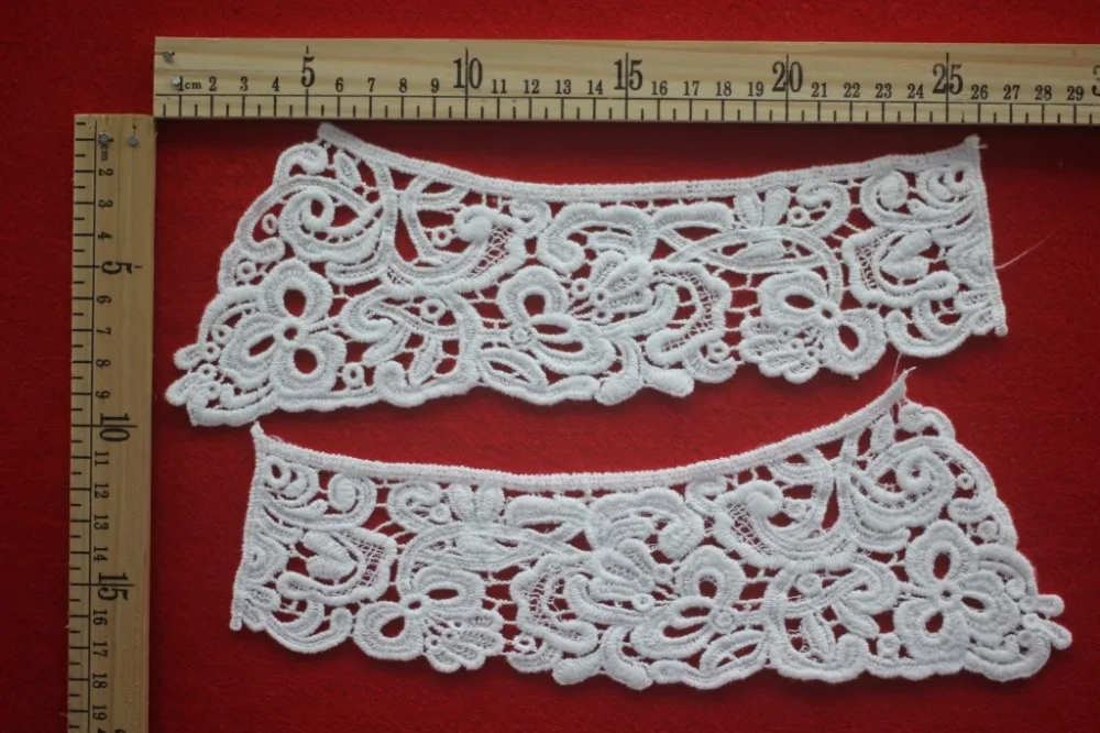 Новое поступление водорастворимый хлопок Кружевная аппликация кружевной вырез