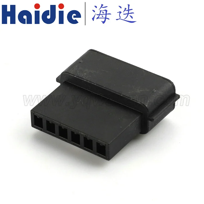 

Free shipping 2sets 6pin plastic housing plug auto wiring harness unsealed cable connector