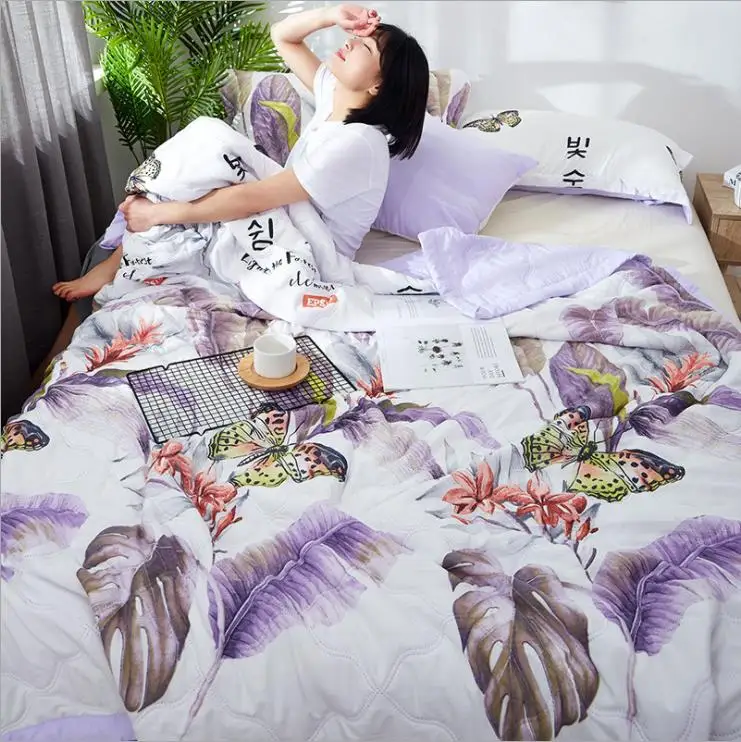 Korean version of washable cotton can wash air conditioned quilts for summer gifts Quilting cover | Дом и сад