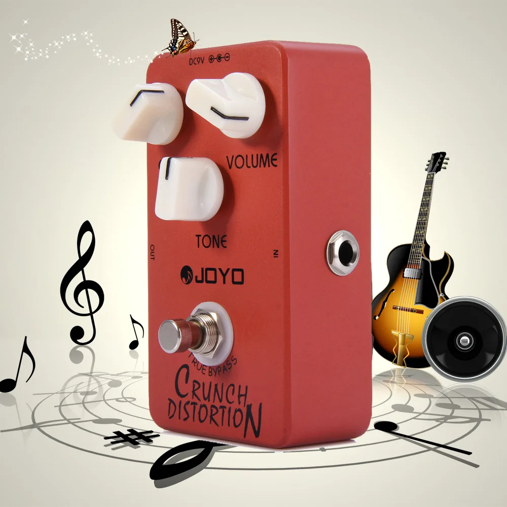 JOYO JF 03 педаль электрогитарного эффекта True Bypass дизайн искажение звука гитарная