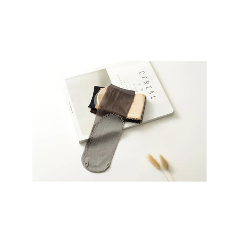 

New Style Fashion Women Solid Color Ventilate Ultra Thin Elastic Silk Girl Short Ankle Low Cut Socks