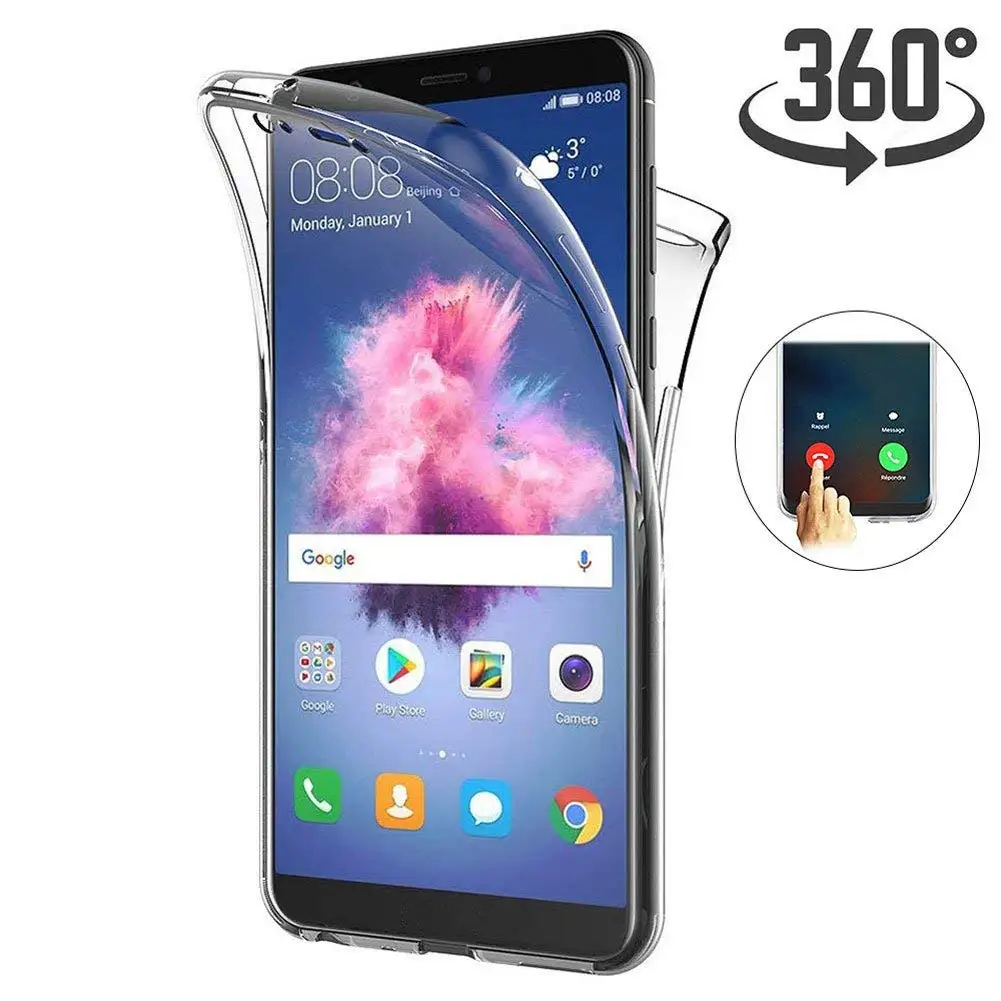 Двойной Мягкий чехол для Huawei P30 P20 P10 P9 P8 Lite 2017 P Smart Plus Y6 Y7 Y9 2019 Mate 20 Pro Honor 10 10i 8A 8 |