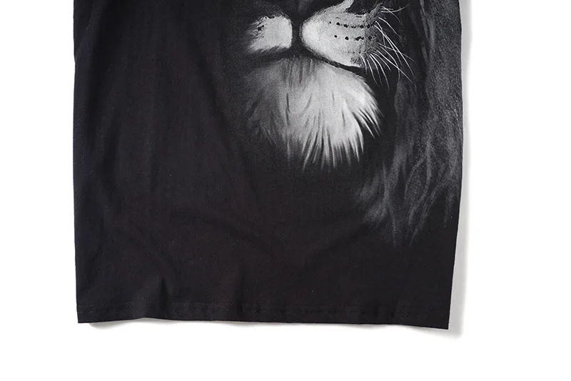 Новинка 2019 мужские футболки с рисунком льва в стиле хип-хоп уличные хлопковые для