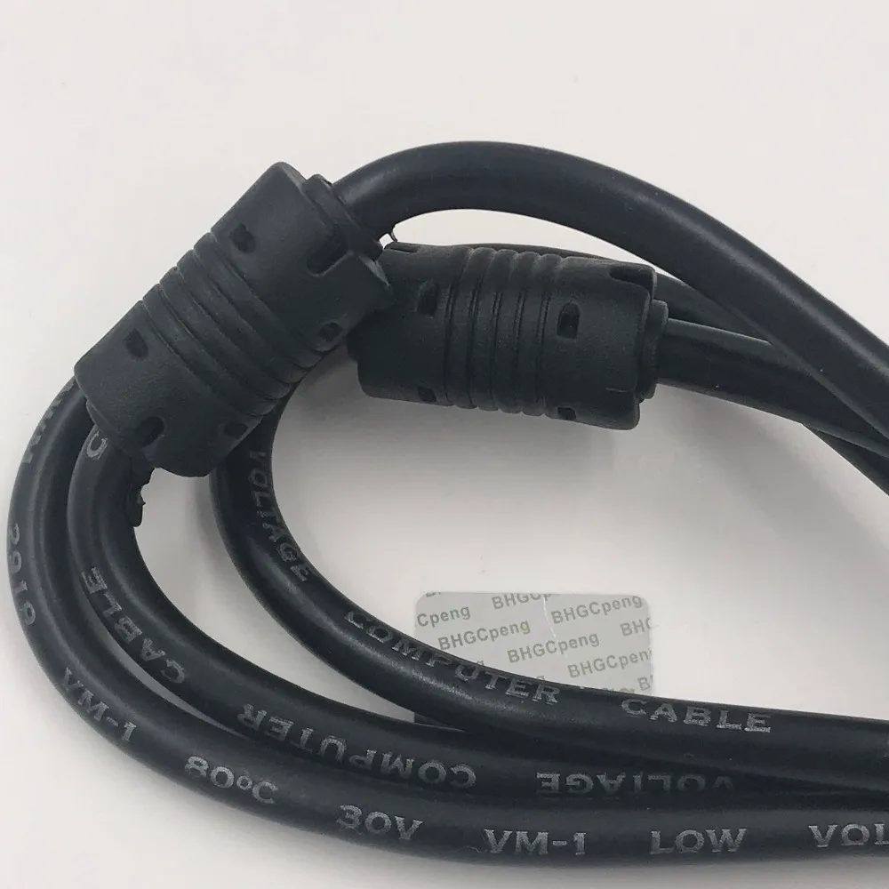 Кабель VGA-VGA с ферритовыми сердечниками 15-контактный штекер-штекер 3 + 2-ядерный