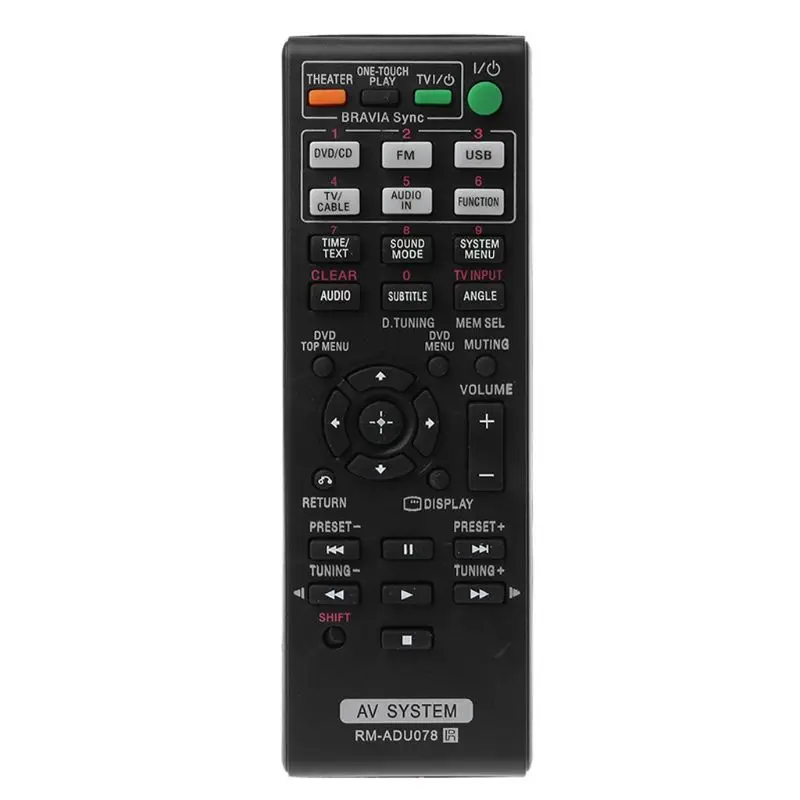 Пульт дистанционного управления Управление RM-ADU078 AV Системы для sony DAV-TZ710 HBD-DZ170 HBD-DZ171 HBD-DZ175 заменить телевидения Замена