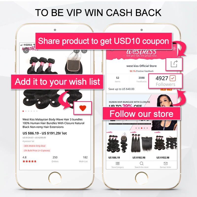 Запад поцелуй волос перуанский Девы Средства ухода за кожей волна Связки с