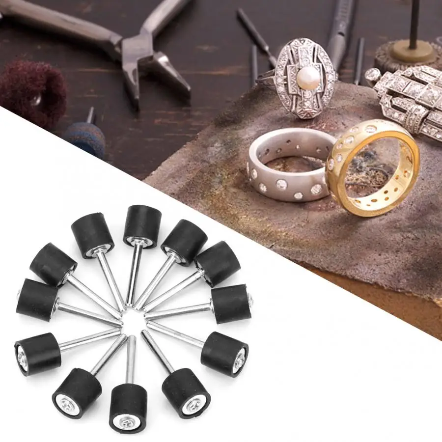 

12 шт. шлифовальный круг, шлифовальный барабан, резиновая оправка, стоячий рукав для вращающегося инструмента, абразивные инструменты, аксес...