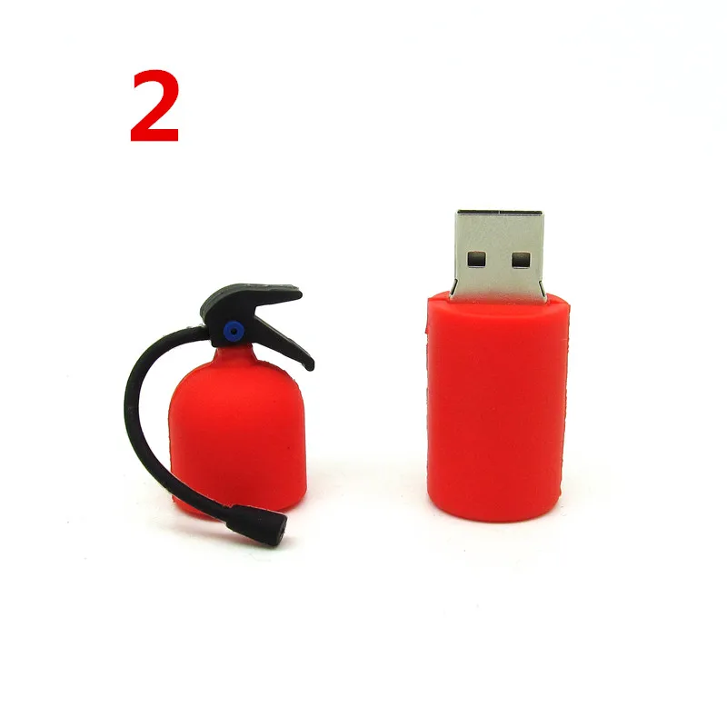TF карта с фактическим объемом 3 стиля Огнетушитель Флэш-Накопитель usb память