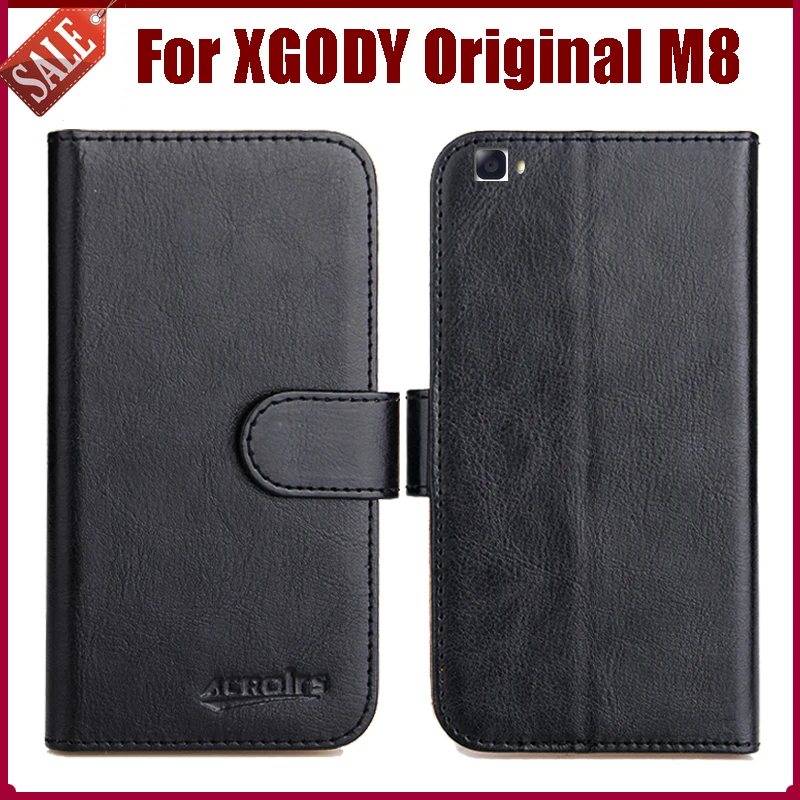 

Hot Sale! XGODY Original M8 Case 6 Colors High Quality Flip Leather Exclusive Protective Cover Phone Bag Free Shipping