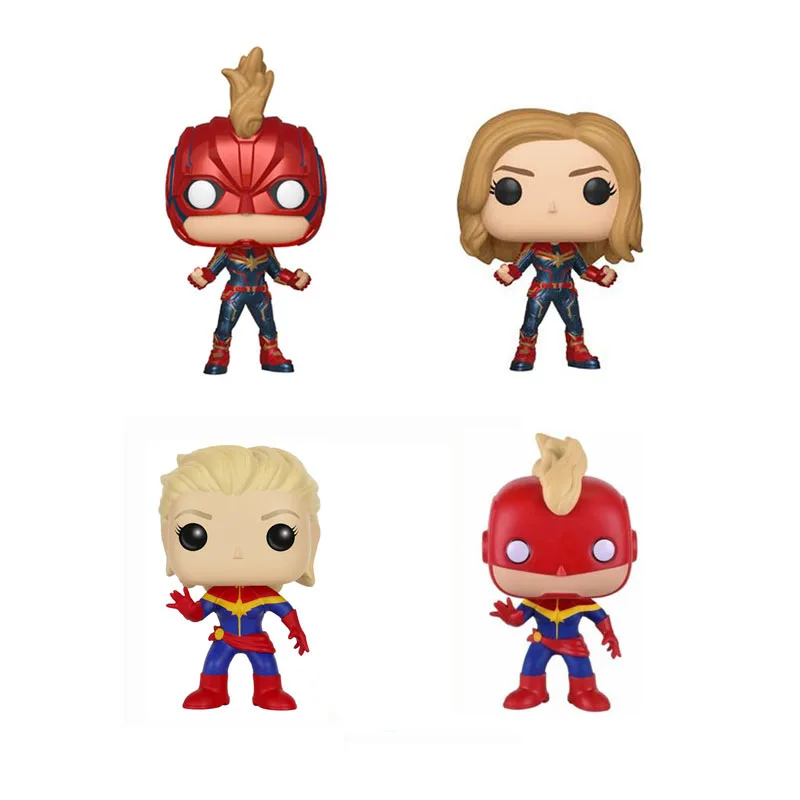 CaptainMarvel в масках Мстители Капитан виниловая качающаяся головка экшн фигурка