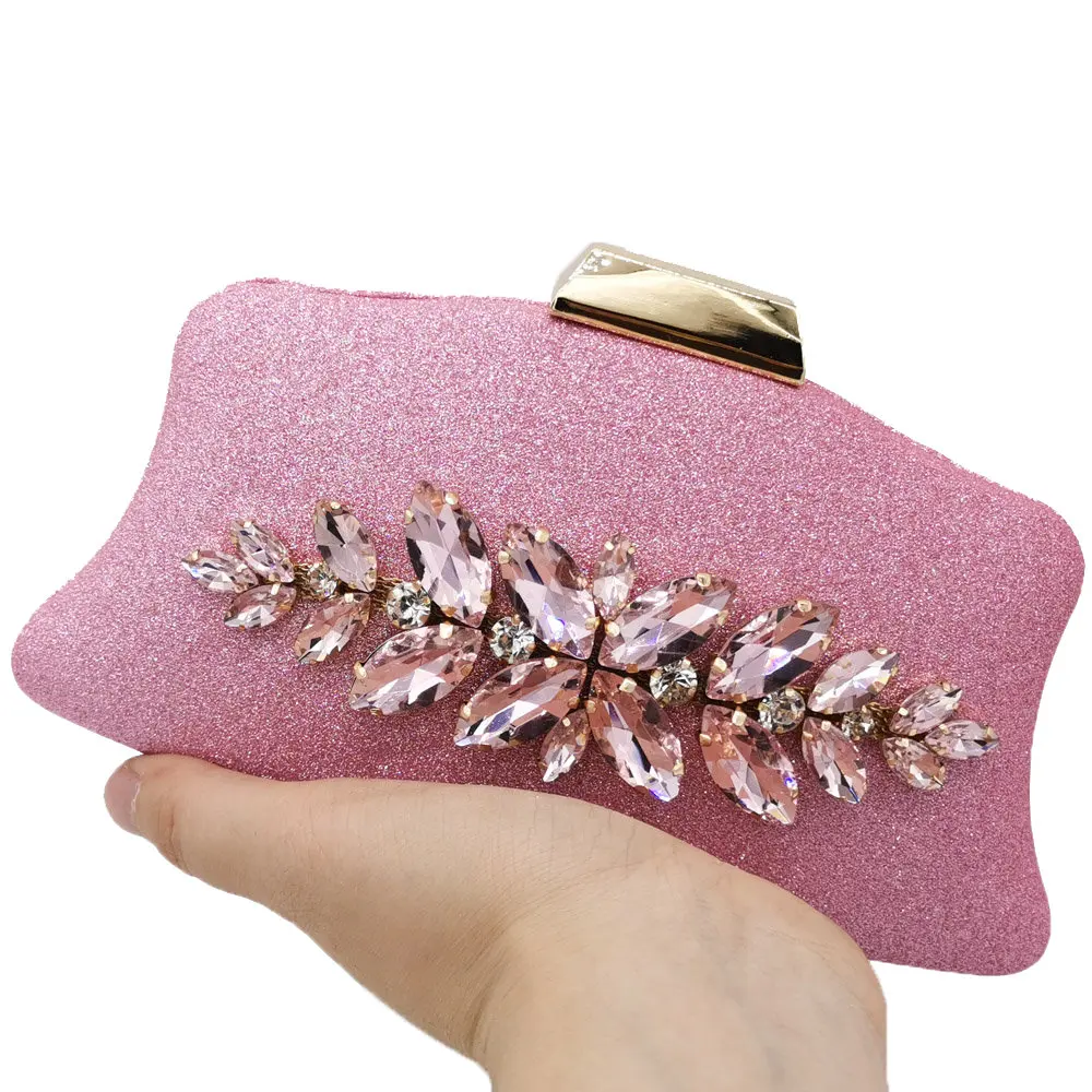Boutique De FGG Блестящий женский клатч с кристаллами, вечерние сумки для невесты, вечерние кошельки и сумочки для свадебной вечеринки, Сумка с бриллиантами