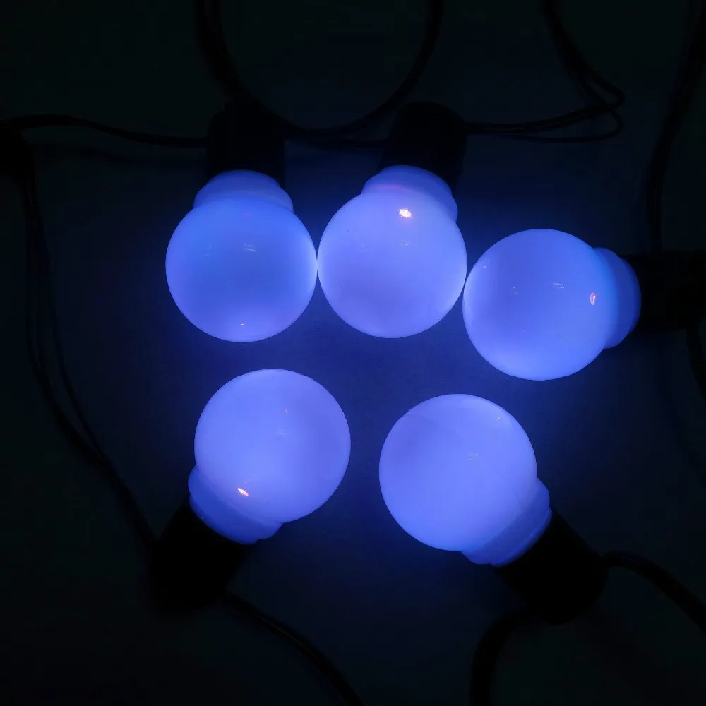 IP68 50mm addressable RGB full color WS2811 8mm globe type pixel lightDC12V input0.24Wwhite base50pcs a string | Освещение