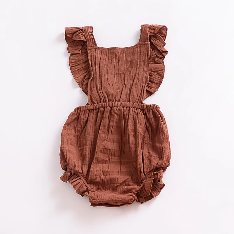 Brand Newborn Baby Girls Onesie Bodysuits Clothing Solid Infant Energetic Jumpsuits Cute Princess Clothes Safe Clever Suits | Мать и