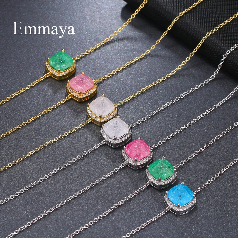 Модный великолепный Многоцветный элегантный регулируемый браслет Emmaya с