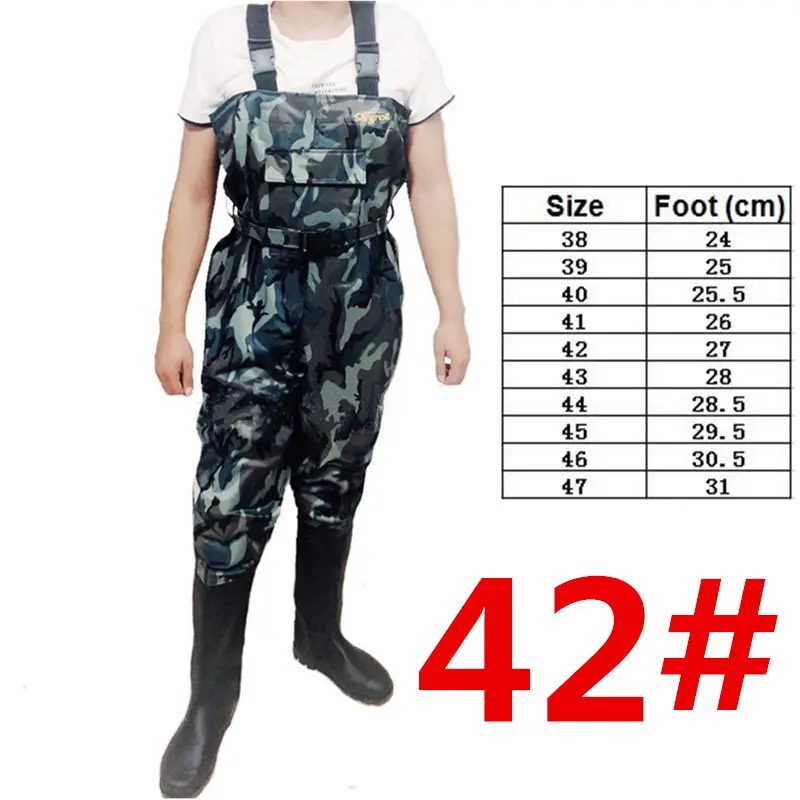 Navy Camo Size 42 Камуфляжный 0,34 мм водонепроницаемый нейлон+ ПВХ ткань дышащий поясной ремень+ карманный дизайн охотничьи рыбки комбинезоны - Цвет: Navy Camo Size 42
