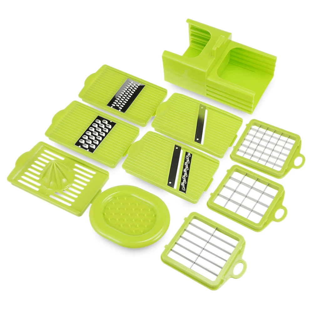 10 в 1 многофункциональная ручная терка для овощей Картофельная шелковая Терка