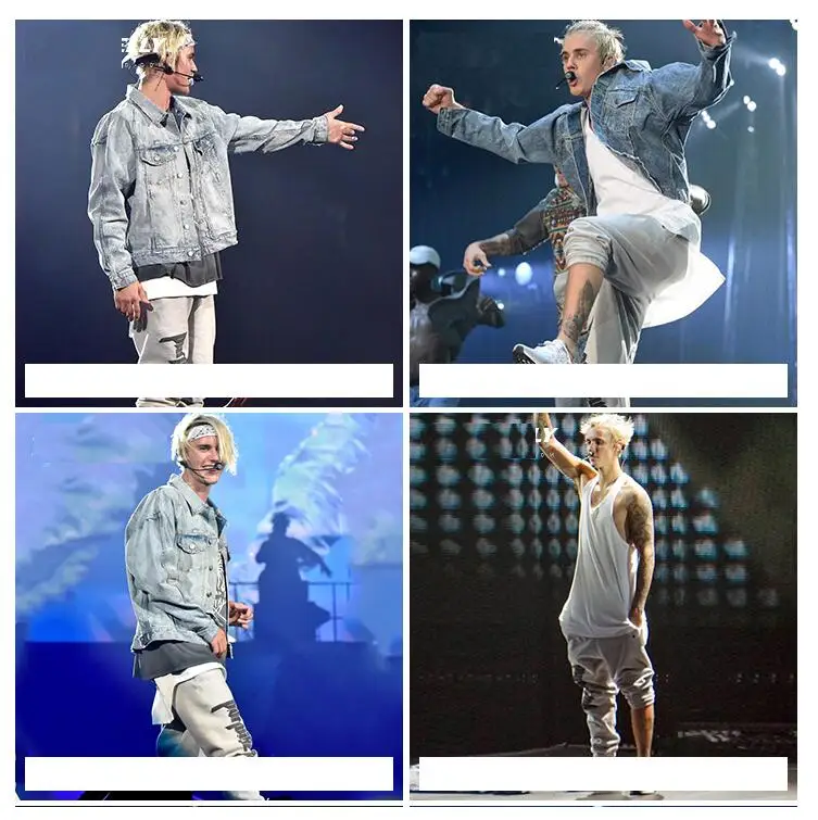 Purpose Tour Sweatpants Men Drawstring Tracksuit Justin Bieber Rock Stage Joggers hip hop fashion Sweat Pants | Мужская одежда