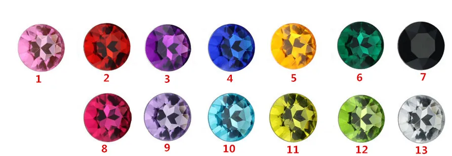 168G Large size metal jeweled huge butt plug steel crystal anal beads 13 color for choose Adult Sex Toys Women and Men | Красота и