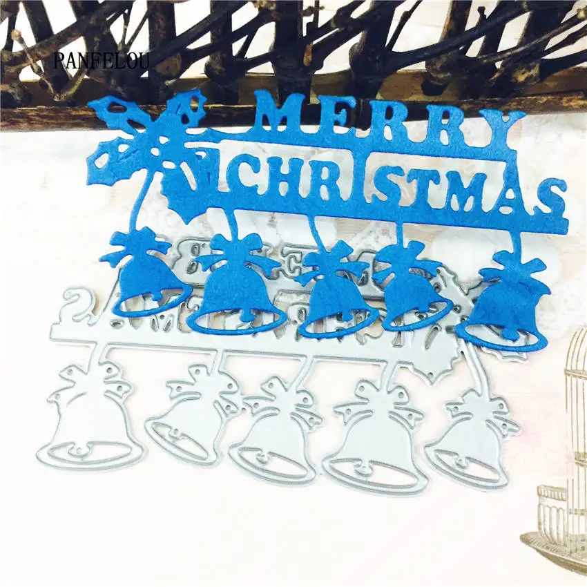 PANFELOU globe Christmas bell metal craft paper die cutting dies Scrapbooking/DIY Valentine's Day Embossing mould Easter | Дом и сад