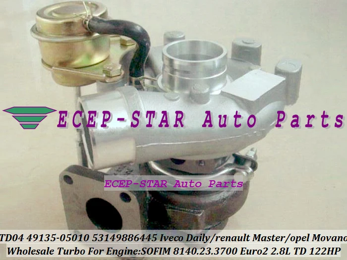 TF035 49135 05010 4913505010 53149706445 99466793 500321799 турбо для Renault Movano Opel Vauxhall 8140.23.3700 122HP
